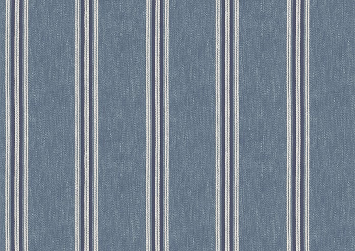 Bellagio Stripe, Mineral Blue - Twist&Fit Roman Blind - Image 8